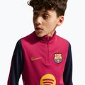 Bluza piłkarska dziecięca Nike FC Barcelona Strike Dri-Fit Soccer Knit Drill Top noble red/blackened blue/mineral yellow 5