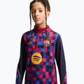 Bluza piłkarska dziecięca Nike FC Barcelona Dri-Fit Strike Drill Top noble red/noble red/mineral yellow 4