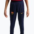Spodnie piłkarskie dziecięce Nike FC Barcelona Strike Dri-Fit blackened blue/noble red/yellow 7
