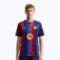 Koszulka piłkarska męska Nike FC Barcelona Dri-Fit Stadium Home deep garnet/blue void/mineral yellow