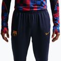 Spodnie piłkarskie męskie Nike FC Barcelona Strike Dri-Fit blackened blue/noble red/yellow 6