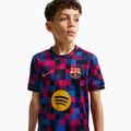 Koszulka piłkarska dziecięca Nike FC Barcelona Dri-Fit Pre-Match noble red/mineral yellow 5