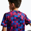 Koszulka piłkarska dziecięca Nike FC Barcelona Dri-Fit Pre-Match noble red/mineral yellow 7