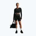 Spodenki treningowe damskie Nike Pro Seamless High Waisted Biker 5" black/white 2