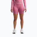Spodenki treningowe damskie Nike Pro Seamless High Waisted Biker 5" peony/white