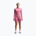 Spodenki treningowe damskie Nike Pro Seamless High Waisted Biker 5" peony/white 2