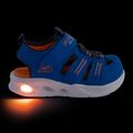 Sandały dziecięce SKECHERS S-Lights Sola Glow blue/lime 8