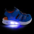 Sandały dziecięce SKECHERS S-Lights Sola Glow blue/lime 9