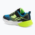 Buty dziecięce SKECHERS Flex-Glow Ultra black/blue/lime 3