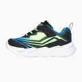 Buty dziecięce SKECHERS Flex-Glow Ultra black/blue/lime 3