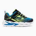 Buty dziecięce SKECHERS Flex-Glow Ultra black/blue/lime 2