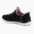 Buty damskie SKECHERS Summits Dream Chaser black/mauve 3