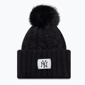 Czapka zimowa damska New Era Cable Wide New York Yankees black