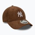 Czapka z daszkiem New Era Cord 9Forty Mcrown New York Yankees dark auburn/dark autumn