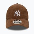 Czapka z daszkiem New Era Cord 9Forty Mcrown New York Yankees dark auburn/dark autumn 2
