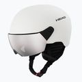 Kask narciarski dziecięcy HEAD Yuki Visor Jr marshmallow/silver/red