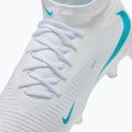 Buty piłkarskie męskie Nike Phantom 6 High Academy FG/MG white/white/dusty cactus 7