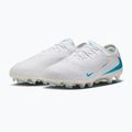 Buty piłkarskie męskie Nike Phantom 6 Low Pro FG white/white/dusty cactus 3