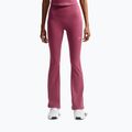 Legginsy treningowe damskie Nike One pink smoke/white