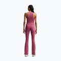 Legginsy treningowe damskie Nike One pink smoke/white 2