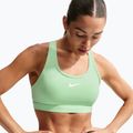 Biustonosz treningowy Nike Swoosh cucumber calm/white