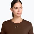 Koszulka damska Nike One Classic Dri-Fit SS cacao wow/white 3