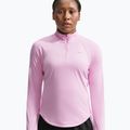 Bluza do biegania damska Nike Tempo Dri-Fit 1/4 Zip pink rise 4