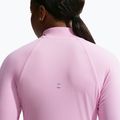 Bluza do biegania damska Nike Tempo Dri-Fit 1/4 Zip pink rise 5