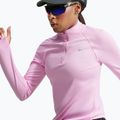 Bluza do biegania damska Nike Tempo Dri-Fit 1/4 Zip pink rise 6