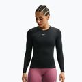 Longsleeve treningowy damski Nike One Fitted black/white