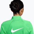 Longsleeve do biegania damski Nike Tempo Swoosh Run Dri-Fit 1/4-Zip illusion green/white 3