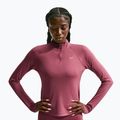 Bluza do biegania damska Nike Tempo Dri-Fit 1/4 Zip pink smoke 4