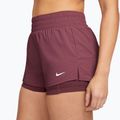 Spodenki treningowe damskie Nike One pink smoke/white 3