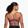 Biustonosz treningowy Nike Pro Seamless pink smoke/white 2