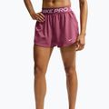Spodenki treningowe damskie Nike Pro pink smoke/white 3