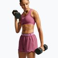 Spodenki treningowe damskie Nike Pro pink smoke/white 4