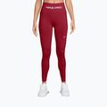 Legginsy damskie Nike Pro Seamless tough red/white