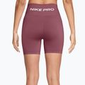 Spodenki treningowe damskie Nike Pro Seamless pink smoke/white 2