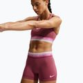 Spodenki treningowe damskie Nike Pro pink smoke/bleached lilac 4