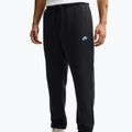Spodnie męskie Nike Club Cuffed Brushed black/black/football blue 3