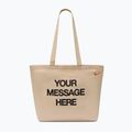 Torba Nike Heritage "Your Message Here" Tote 22 l oatmeal/safety orange/safety orange