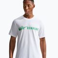 Koszulka do biegania męska Nike Dri-Fit Running T-Shirt white/green spark 4
