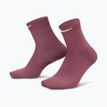 Skarpety Nike Run Midweight Micro Crew pink smoke/pink rise/white