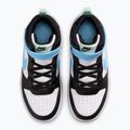 Buty dziecięce Nike Court Borough Mid 2 white/black/arctic green/football blue 4