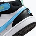 Buty dziecięce Nike Court Borough Mid 2 white/black/arctic green/football blue 6