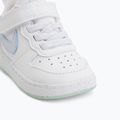 Buty dziecięce Nike Court Borough Low white/football grey/arctic green 12