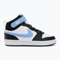 Buty dziecięce Nike Court Borough Mid 2 white/black/arctic green/football blue 2