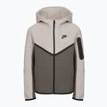 Bluza dziecięca Nike Sportswear Tech Fleece moon particle/cave stone/black/black