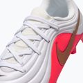 Buty piłkarskie dziecięce Nike Jr. Tiempo Maestro Academy white/bright crimson/blur 5