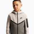 Bluza dziecięca Nike Sportswear Tech Fleece moon particle/cave stone/black/black 4